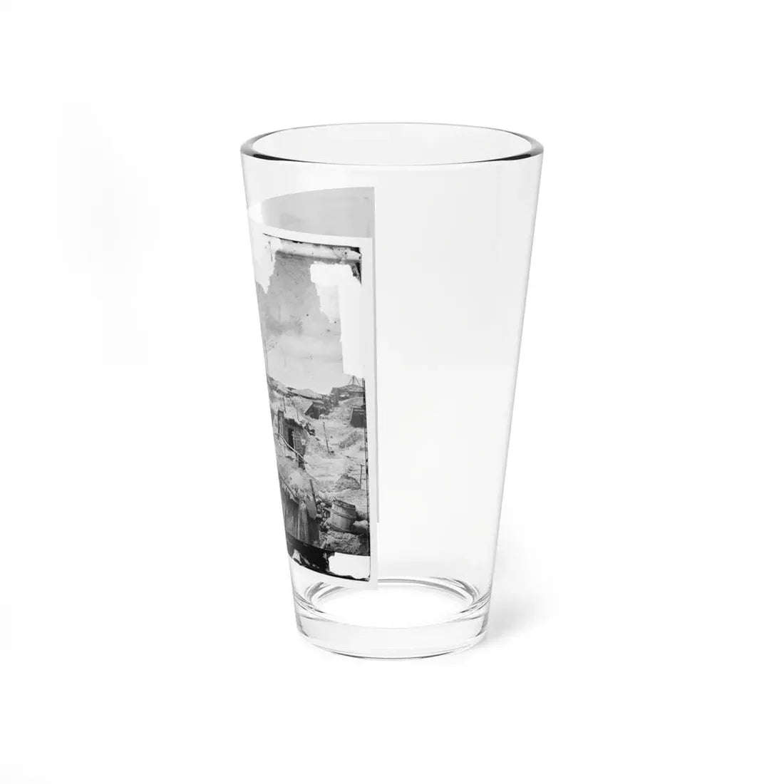 Petersburg, Va. Interior Of Fort Sedgwick, With Bomb-Proof Quarters Of Garrison (U.S. Civil War) Pint Glass 16oz - Go Mug Yourself