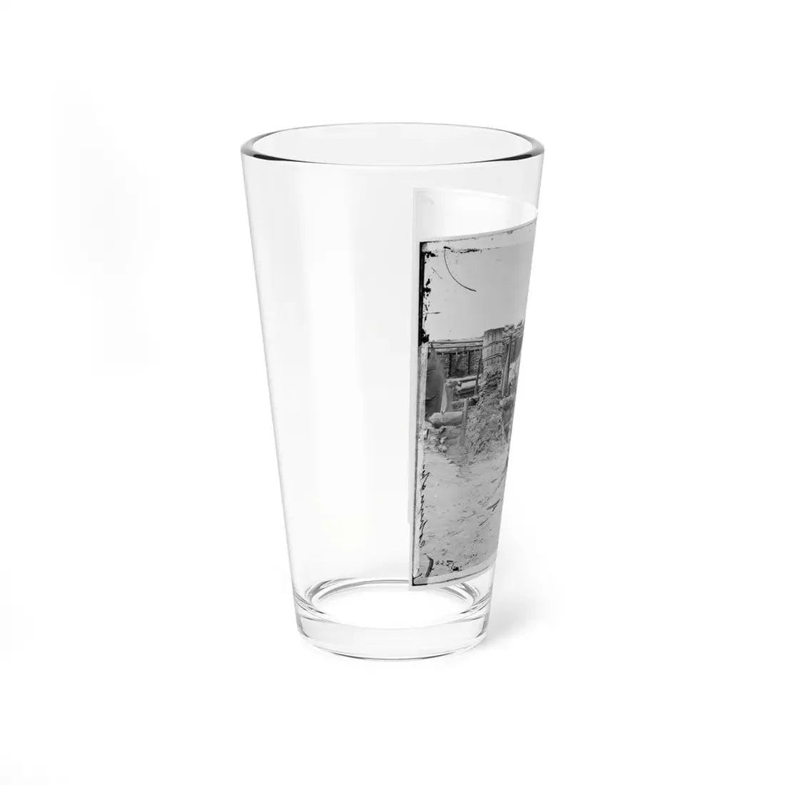 Petersburg, Va. Interior View Of Confederate Works (U.S. Civil War) Pint Glass 16oz - Go Mug Yourself