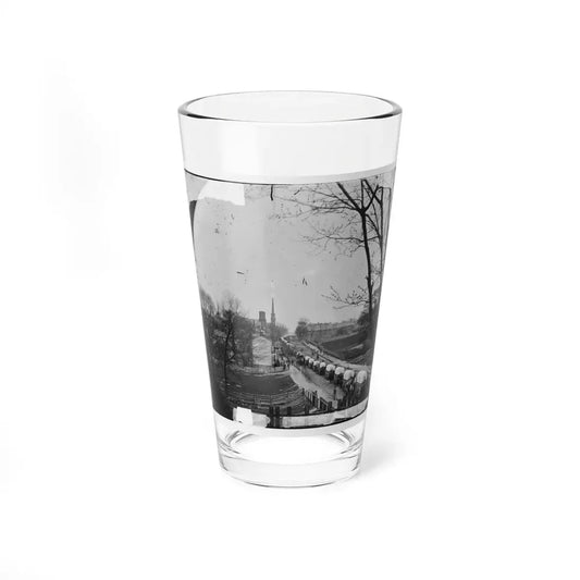 Petersburg, Va. The First Federal Wagon Train Entering The Town (U.S. Civil War) Pint Glass 16oz 16oz - Go Mug Yourself