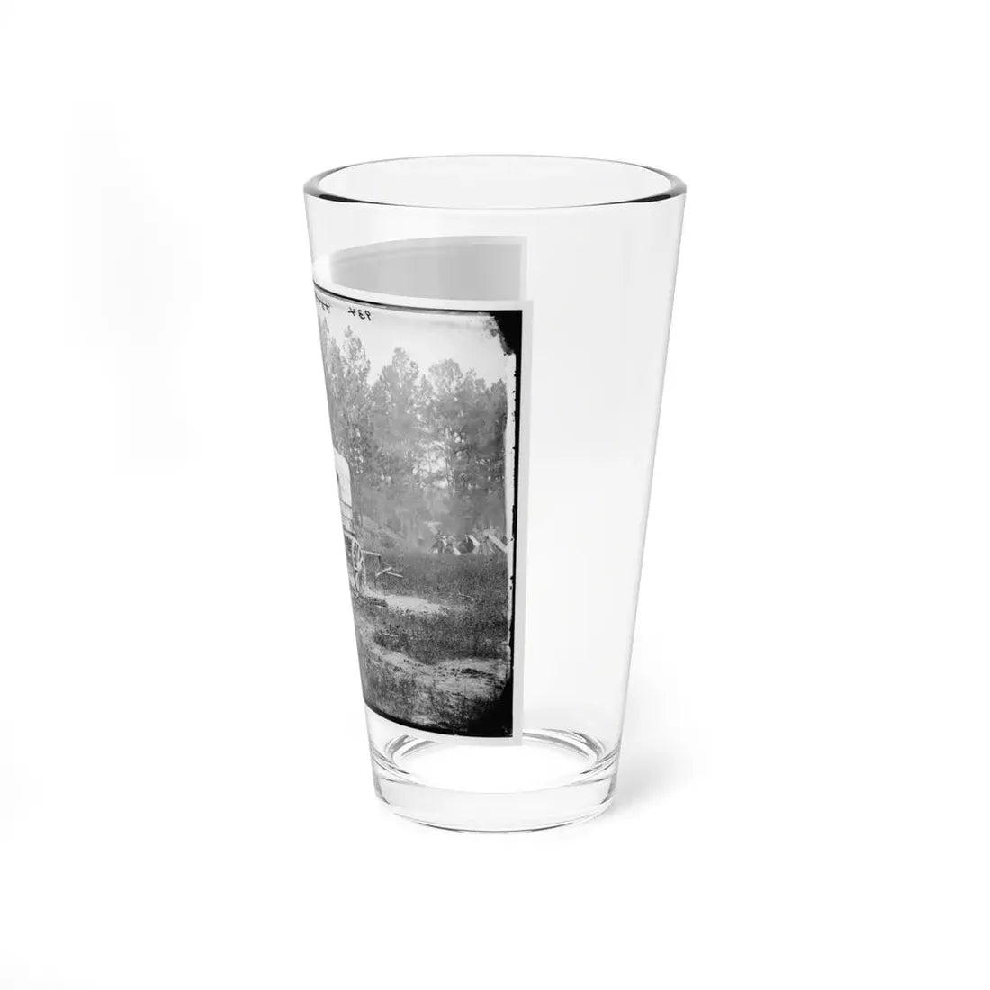 Petersburg, Va. U.S. Military Telegraph Battery Wagon, Army Of The Potomac Headquarters (U.S. Civil War) Pint Glass 16oz - Go Mug Yourself