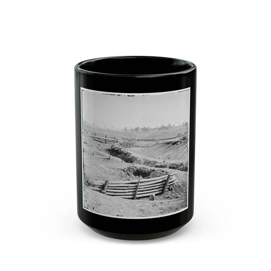 Petersburg, Va. View Of Fort Sedgwick (U.S. Civil War) Black Coffee Mug 15oz - Go Mug Yourself