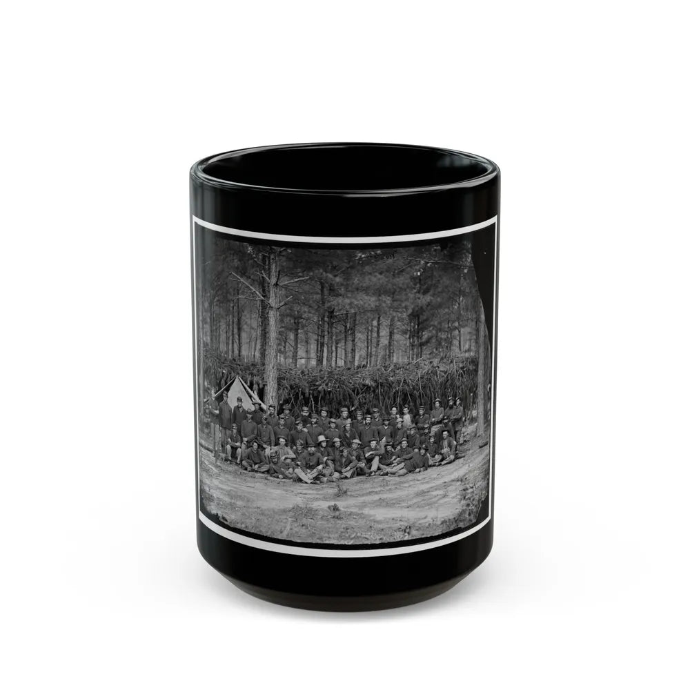 Petersburg, Va. Company A, U.S. Engineer Battalion (U.S. Civil War) Black Coffee Mug-15oz-Go Mug Yourself