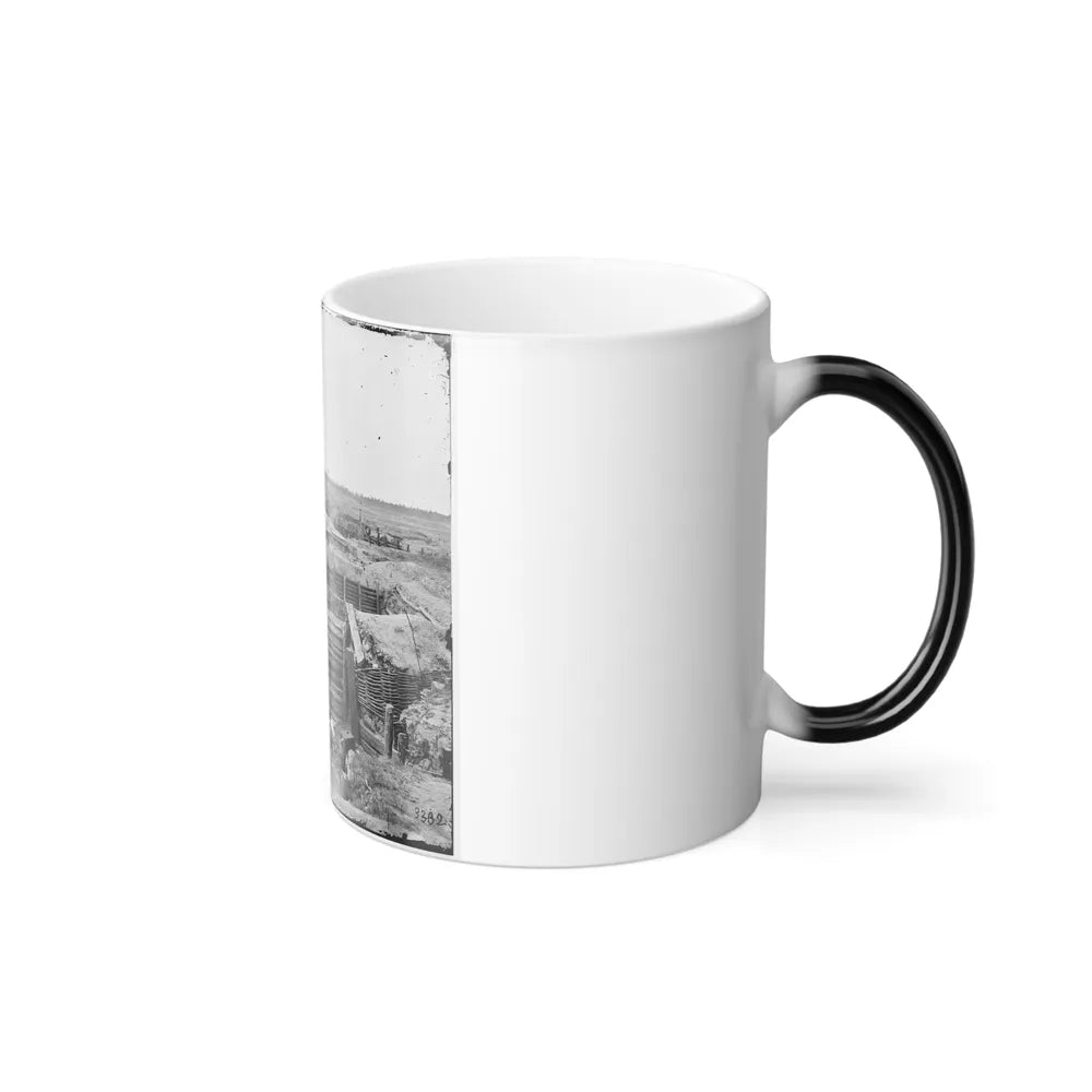 Petersburg, Va. Confederate Fortifications With Chevaux-De-Frise Beyond (U.S. Civil War) Color Changing Coffee Mug 11oz-Go Mug Yourself