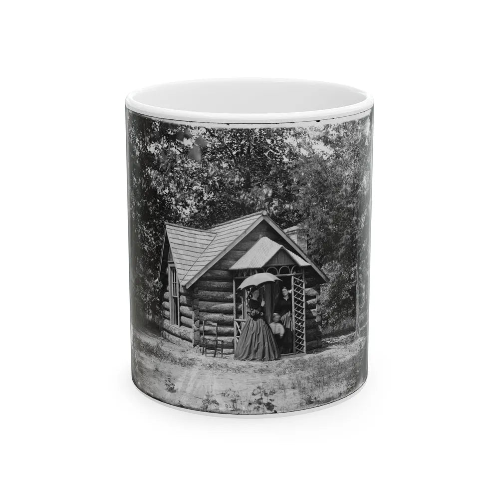 Petersburg, Va. Cottage Of Col. Nathaniel Michler, U.S. Engineers, At Bryant House (U.S. Civil War) White Coffee Mug-11oz-Go Mug Yourself