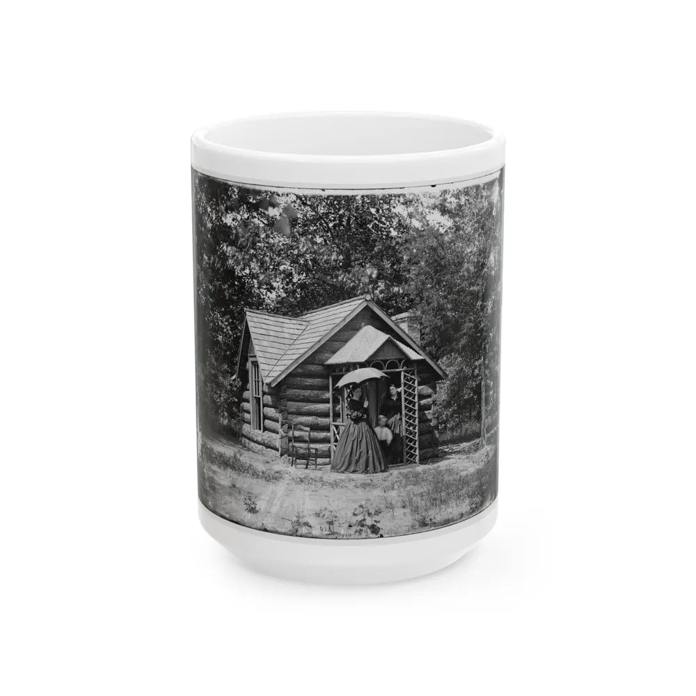 Petersburg, Va. Cottage Of Col. Nathaniel Michler, U.S. Engineers, At Bryant House (U.S. Civil War) White Coffee Mug-15oz-Go Mug Yourself