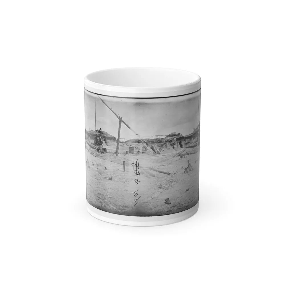 Petersburg, Va. Earthworks in Front of the Town (U.S. Civil War) Color Changing Coffee Mug 11oz-11oz-Go Mug Yourself