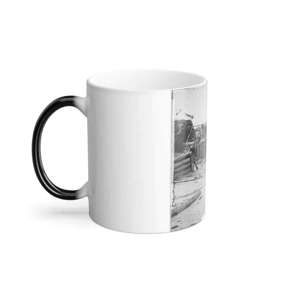 Petersburg, Va. Federal Soldiers Removing Artillery From Confederate Fortifications (U.S. Civil War) Color Changing Coffee Mug 11oz-Go Mug Yourself