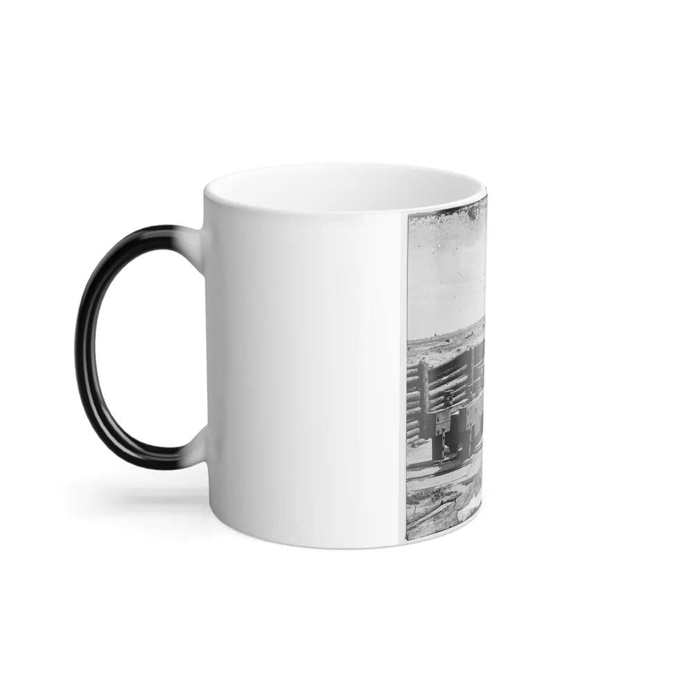Petersburg, Va. Heavy Gun Mounted on Inner Line of Confederate Fortifications (U.S. Civil War) Color Changing Coffee Mug 11oz-Go Mug Yourself