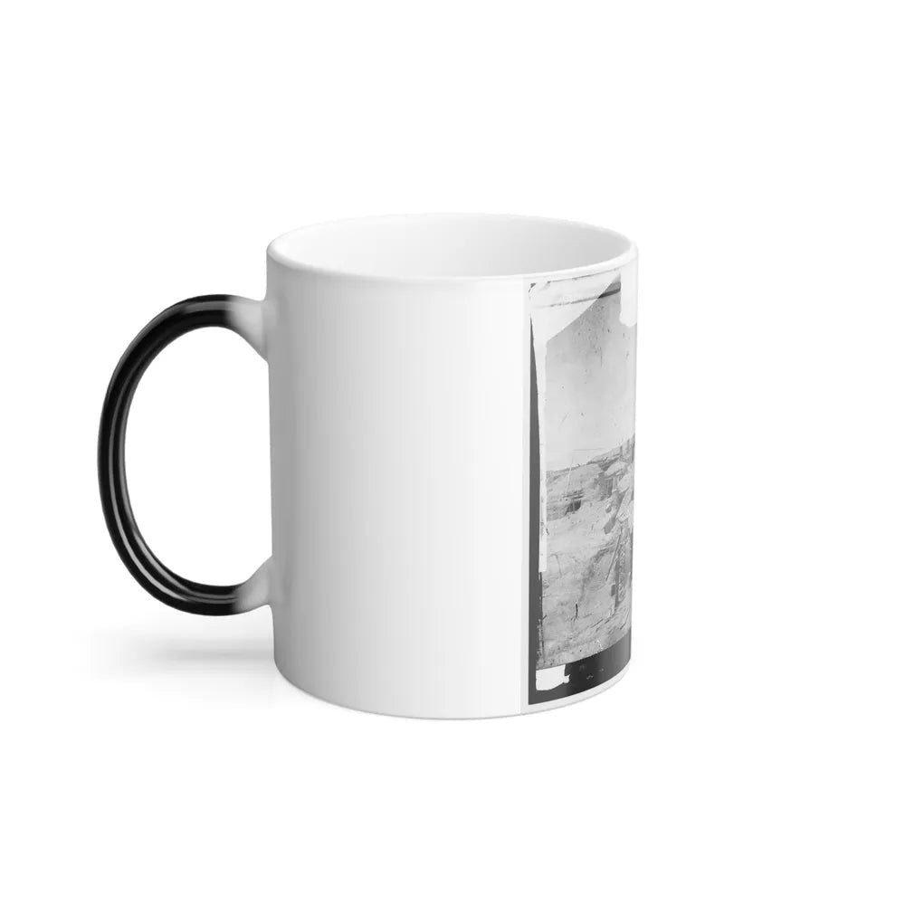 Petersburg, Va. Interior of Fort Sedgwick, With Bomb-Proof Quarters of Garrison (U.S. Civil War) Color Changing Coffee Mug 11oz-Go Mug Yourself