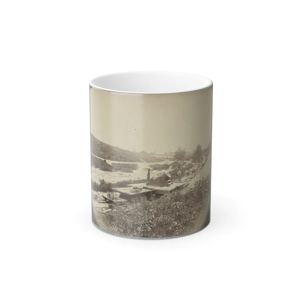 Petersburg, Va., Sept. 1864, 13-Inch Mortar Dictator (U.S. Civil War) Color Changing Coffee Mug 11oz-11oz-Go Mug Yourself