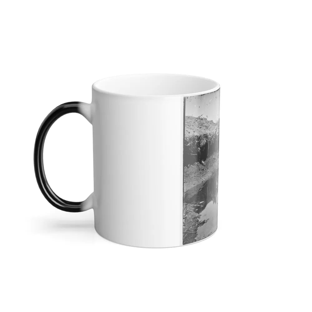Petersburg, Va. Water-Filled Ditch on West Side of Fort Sedgwick (U.S. Civil War) Color Changing Coffee Mug 11oz-Go Mug Yourself
