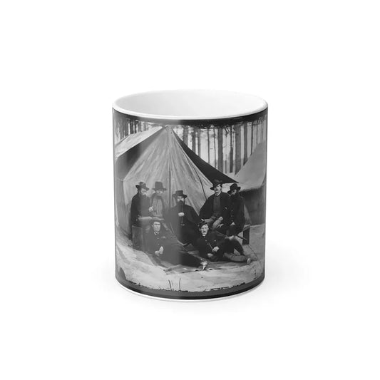 Petersburg, Virginia. Engineers at H.Q., Army of the Potomac (U.S. Civil War) Color Changing Coffee Mug 11oz Default Title 11oz - Go Mug Yourself