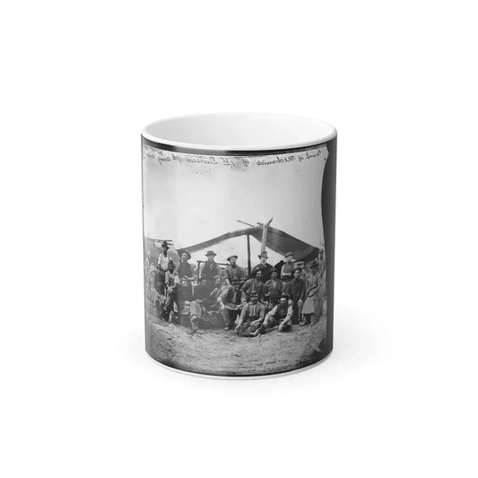 Petersburg, Virginia. Group of Mechanics of 1St Division, 9Th Army Corps (U.S. Civil War) Color Changing Coffee Mug 11oz Default Title 11oz - Go Mug Yourself