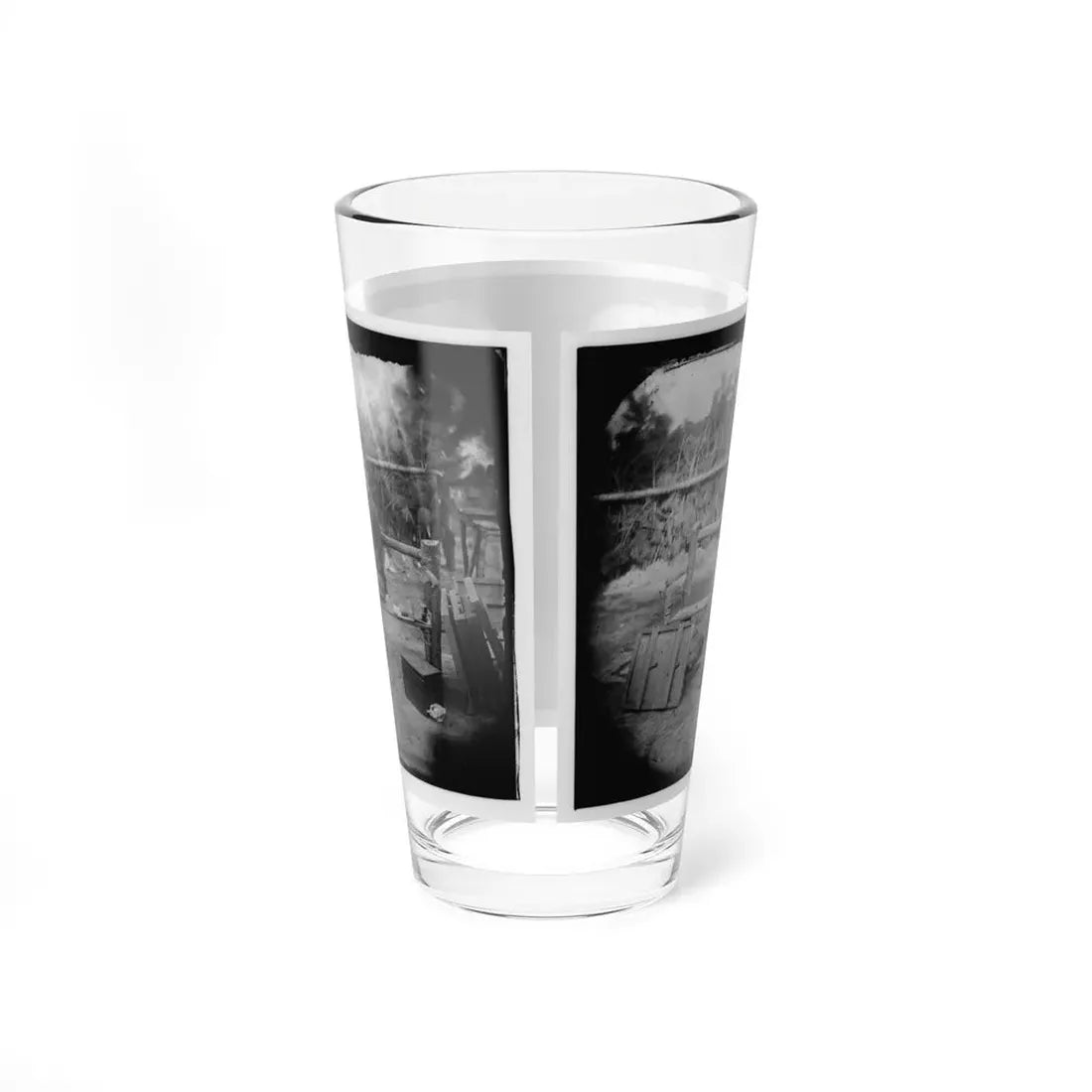 Petersburg, Virginia. Officer Seated (U.S. Civil War) Pint Glass 16oz - Go Mug Yourself