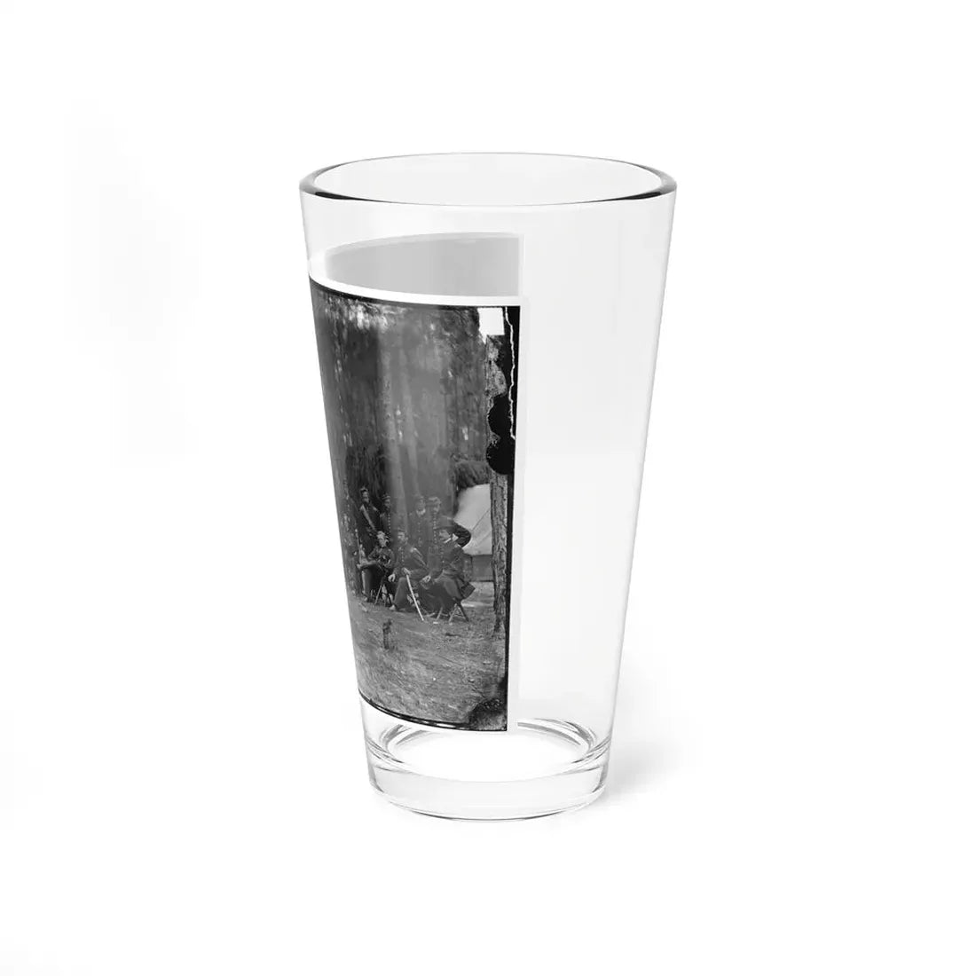 Petersburg, Virginia. Officers Of 114th Pennsylvania Infantry (U.S. Civil War) Pint Glass 16oz - Go Mug Yourself