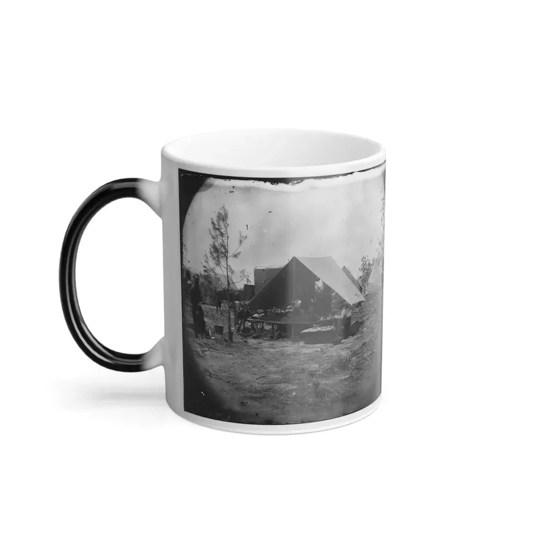 Petersburg, Virginia. Photographers Resting in Camp (U.S. Civil War) Color Changing Coffee Mug 11oz - Go Mug Yourself