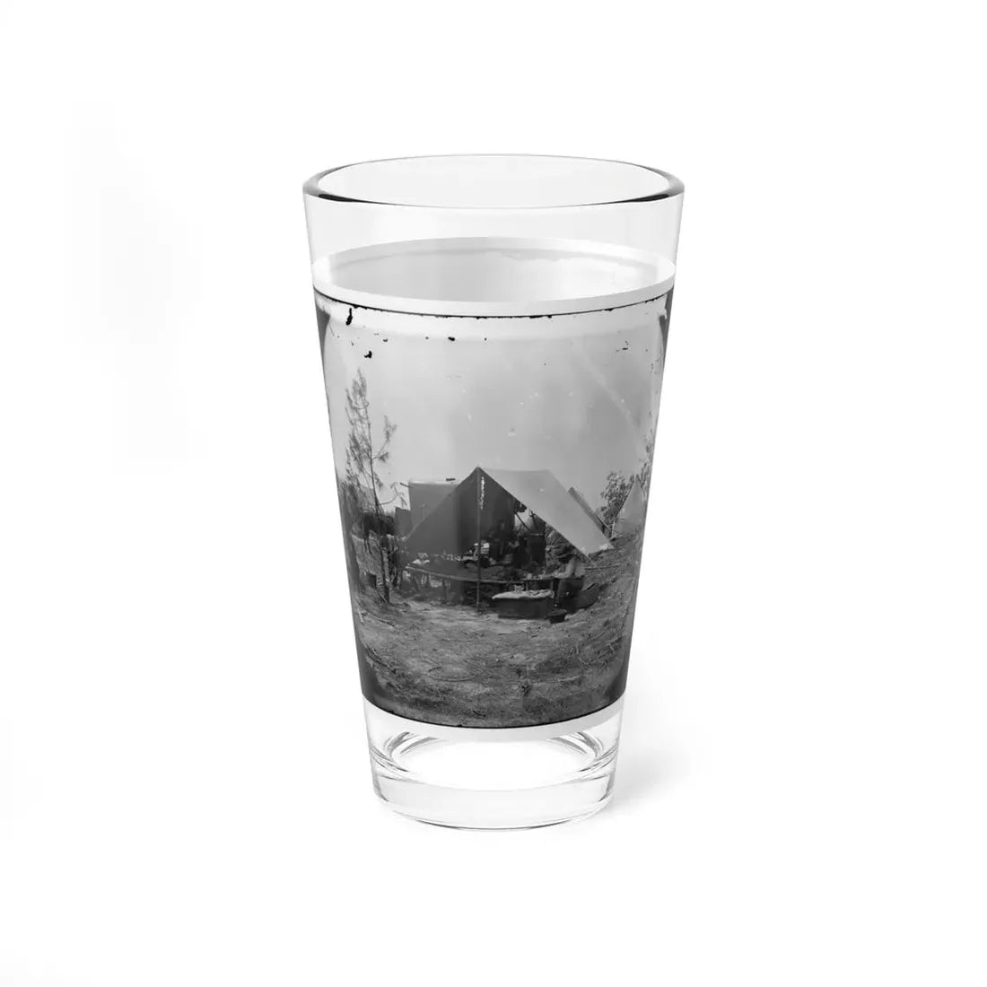 Petersburg, Virginia. Photographers Resting In Camp (U.S. Civil War) Pint Glass 16oz - Go Mug Yourself