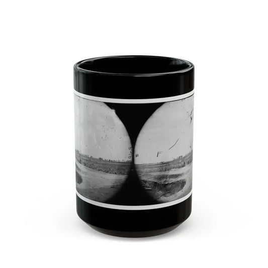 Petersburg, Virginia (Vicinity). Fortifications (U.S. Civil War) Black Coffee Mug 15oz - Go Mug Yourself