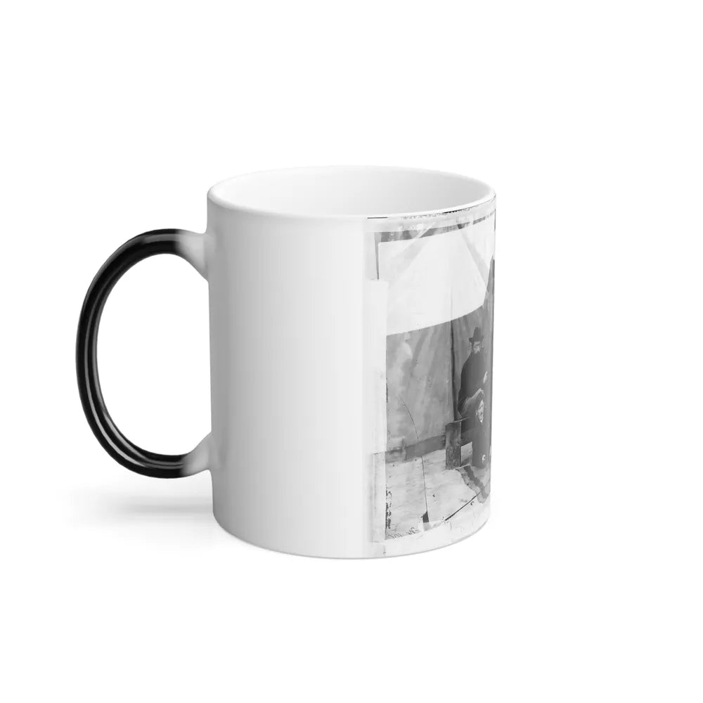 Petersburg, Virginia. Group of Engineers and Draughtsmen, Headquarters, Army of the Potomac (U.S. Civil War) Color Changing Coffee Mug 11oz-Go Mug Yourself