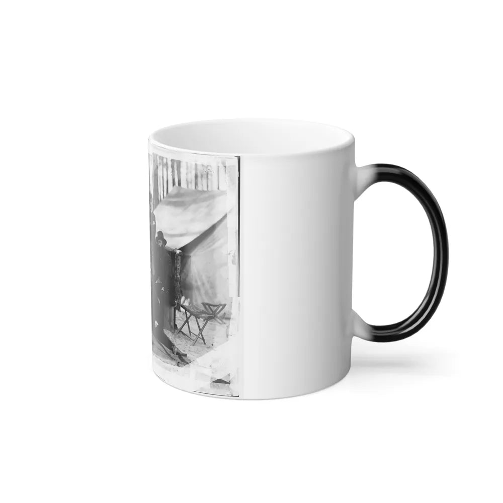 Petersburg, Virginia. Group of Engineers and Draughtsmen, Headquarters, Army of the Potomac (U.S. Civil War) Color Changing Coffee Mug 11oz-Go Mug Yourself