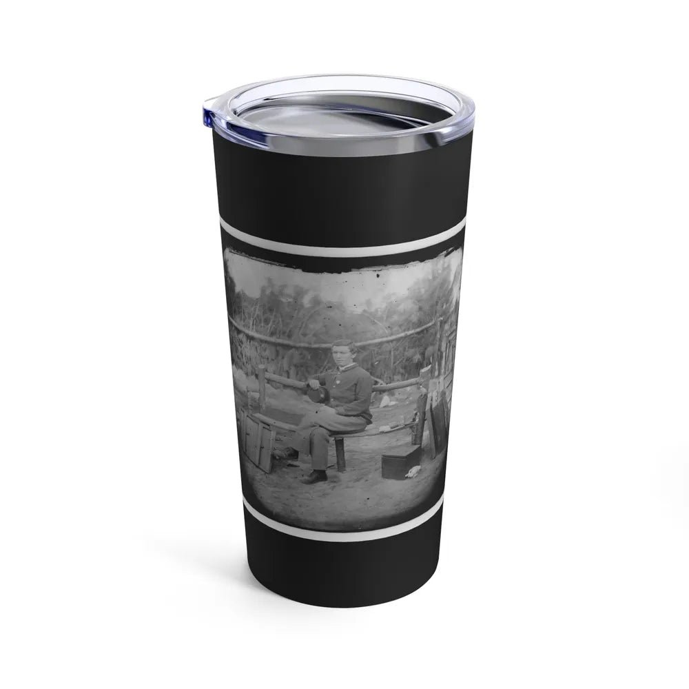 Petersburg, Virginia. Officer Seated (U.S. Civil War) Tumbler 20oz-Go Mug Yourself