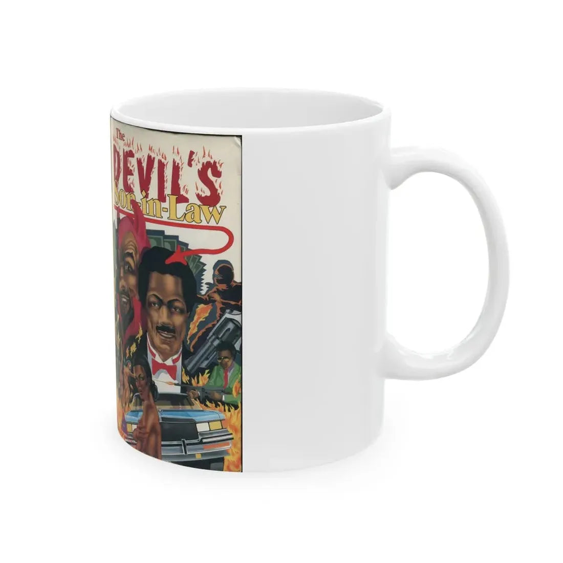 PETEY WHEATSTRAW AKA THE DEVIL'S SON IN LAW (VHS COVER) - White Coffee Mug - Go Mug Yourself