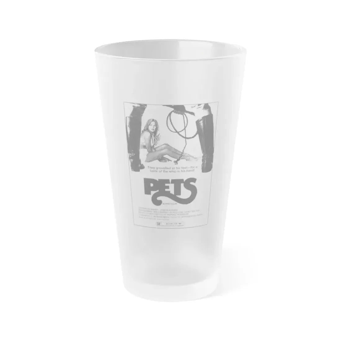 PETS (2) 1974 Movie Poster - Frosted Pint Glass 16oz 16oz Frosted - Go Mug Yourself