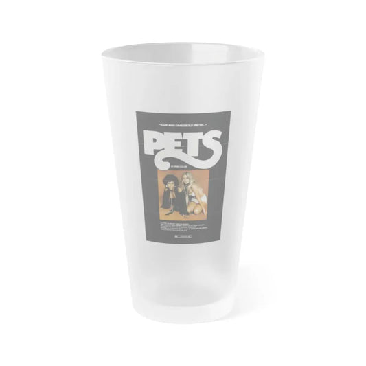 PETS (3) 1974 Movie Poster - Frosted Pint Glass 16oz Default Title - Go Mug Yourself