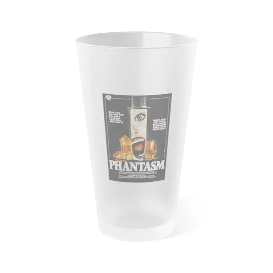 PHANTASM (BELGIAN) 1979 Movie Poster - Frosted Pint Glass 16oz 16oz Frosted - Go Mug Yourself