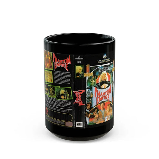 PHANTOM EMPIRE (VHS COVER) - Black Coffee Mug 15oz - Go Mug Yourself