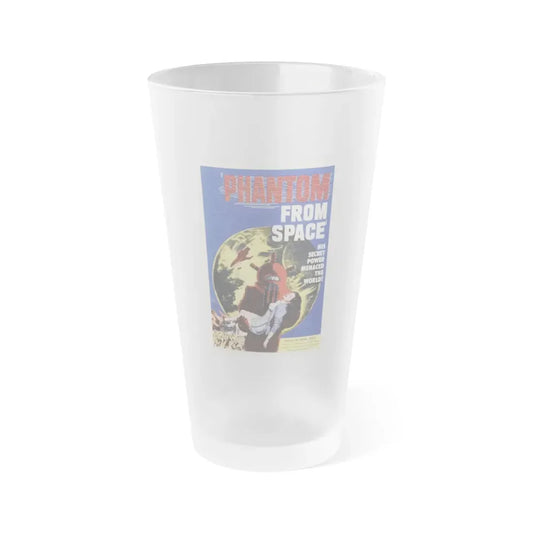 PHANTOM FROM SPACE 1953 Movie Poster - Frosted Pint Glass 16oz 16oz Frosted - Go Mug Yourself