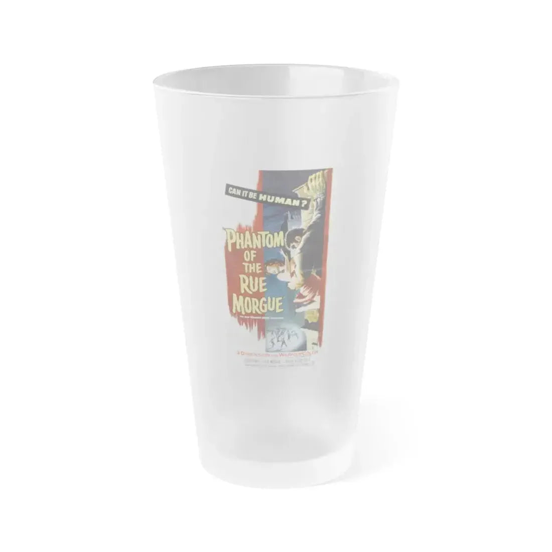 PHANTOM OF THE RUE MORGUE (4) 1954 Movie Poster - Frosted Pint Glass 16oz 16oz Frosted - Go Mug Yourself