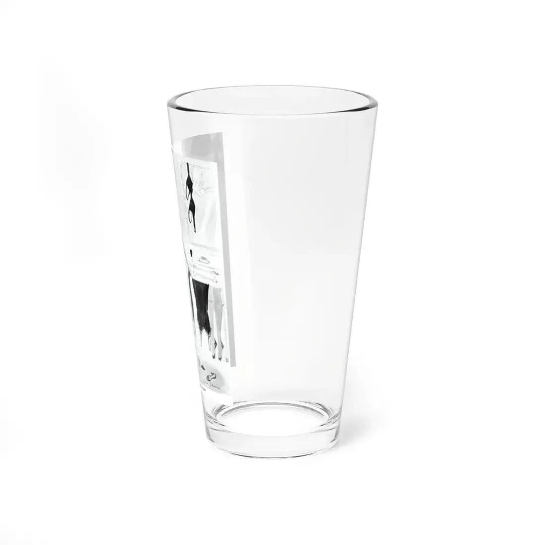 Phil, you left your shaving brush out again, Esquire Magazine, May 1953 (Magazine Illustration) Pint Glass 16oz - Go Mug Yourself