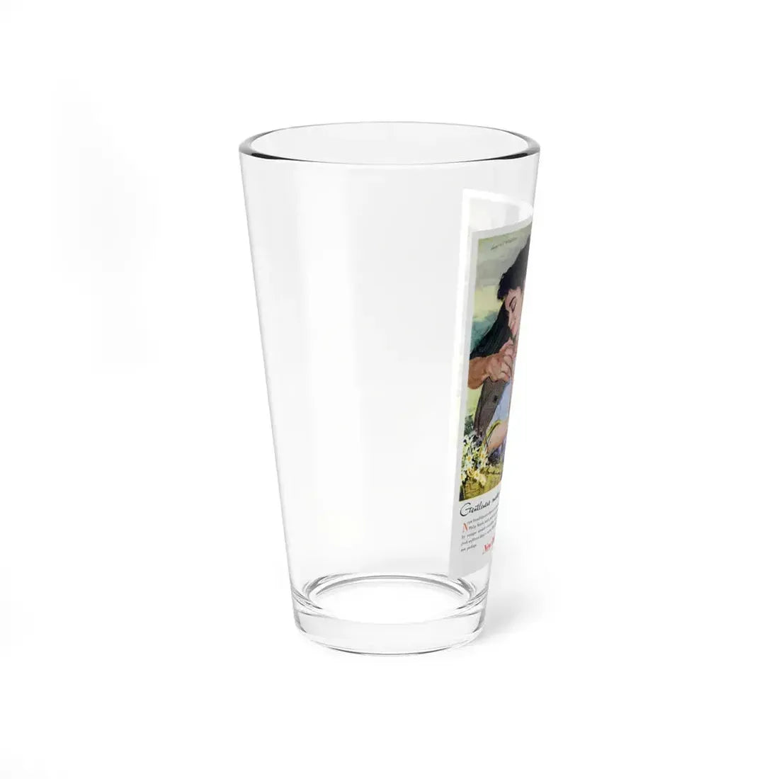Philip Morris ad, This Week, April 15, 1956 (Magazine Illustration) Pint Glass 16oz - Go Mug Yourself