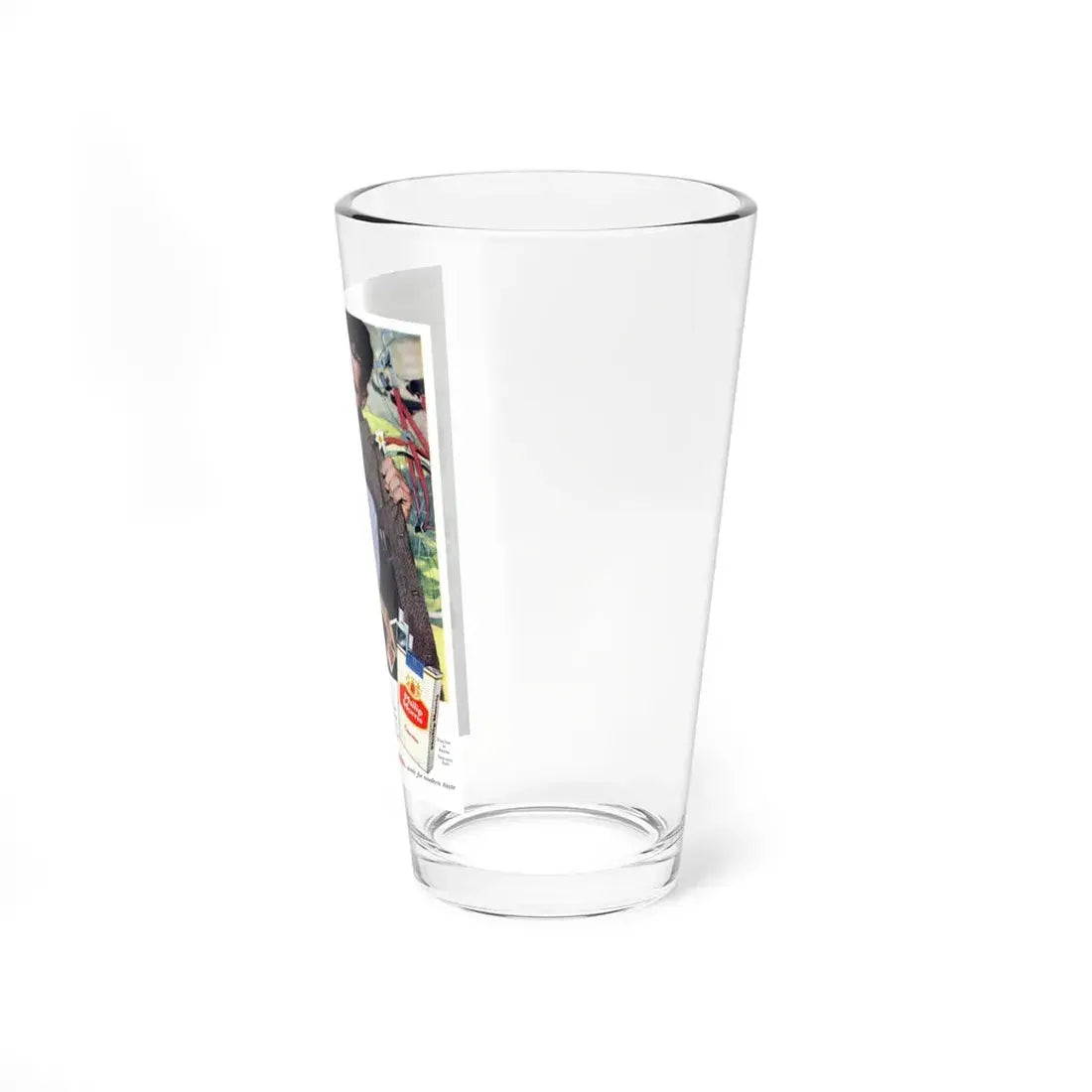Philip Morris ad, This Week, April 15, 1956 (Magazine Illustration) Pint Glass 16oz - Go Mug Yourself