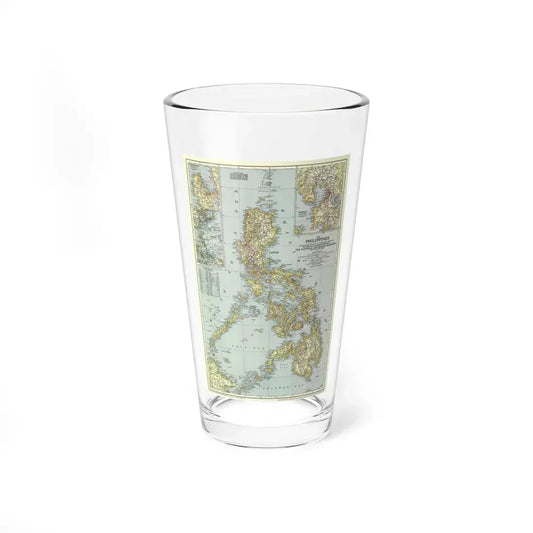 Philippines, The (1945) (Map) Pint Glass 16oz 16oz - Go Mug Yourself
