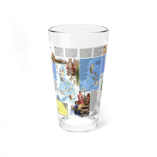 Philippines - The History of the (1986) (Map) Pint Glass 16oz 16oz - Go Mug Yourself