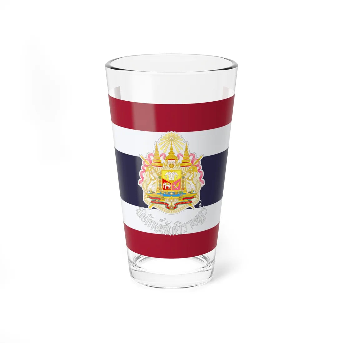 Phithaksantirat flag of the Royal Thai Police (Thailand) Pint Glass 16oz 16oz - Go Mug Yourself