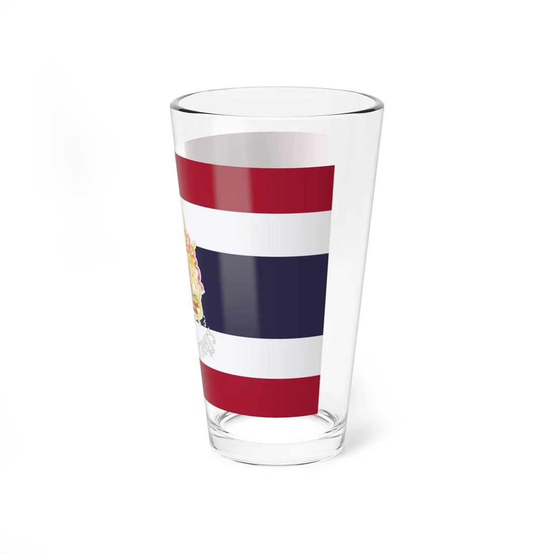 Phithaksantirat flag of the Royal Thai Police (Thailand) Pint Glass 16oz - Go Mug Yourself