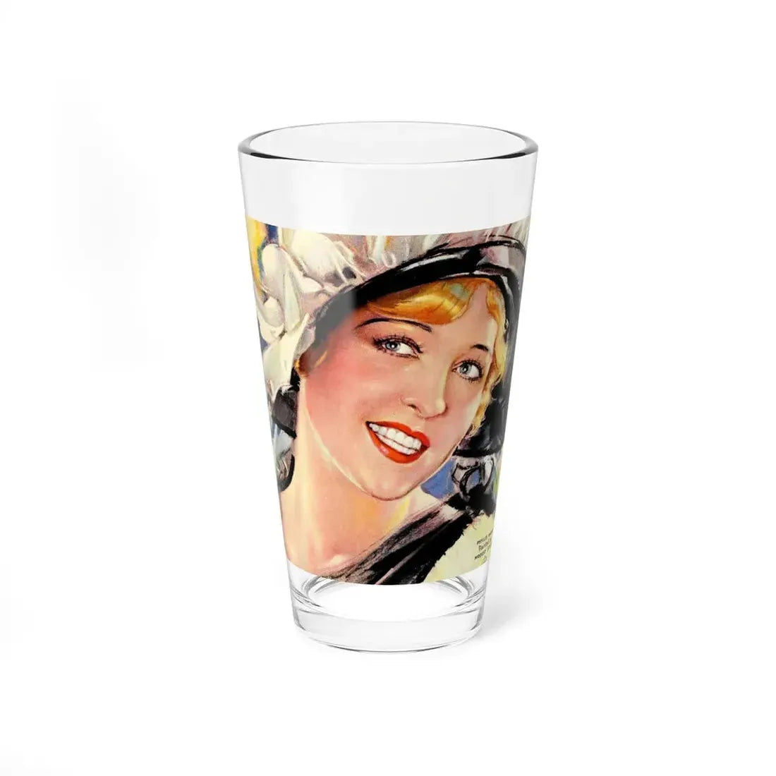 Phyllis Haver (Magazine Illustration) Pint Glass 16oz 16oz - Go Mug Yourself