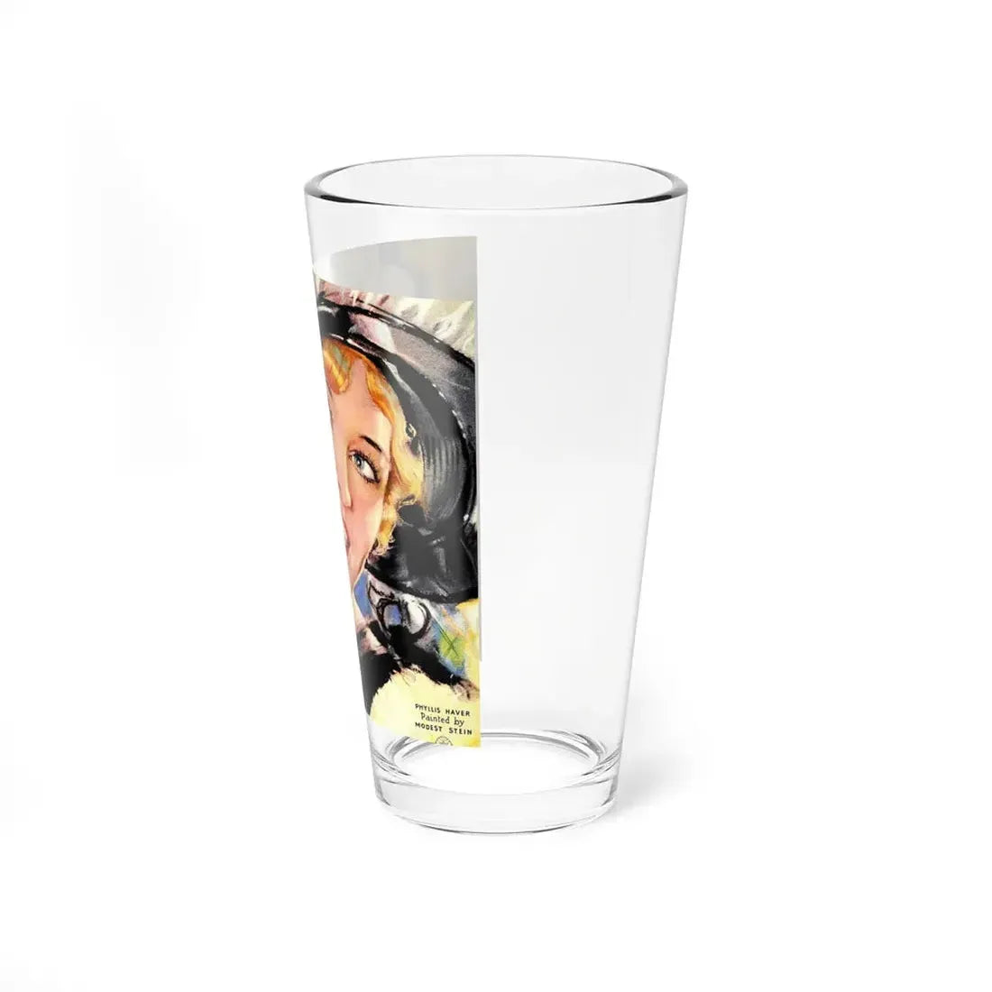 Phyllis Haver (Magazine Illustration) Pint Glass 16oz - Go Mug Yourself