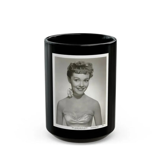 Phyllis Kirk #09 (Vintage Female Icon) Black Coffee Mug 15oz - Go Mug Yourself