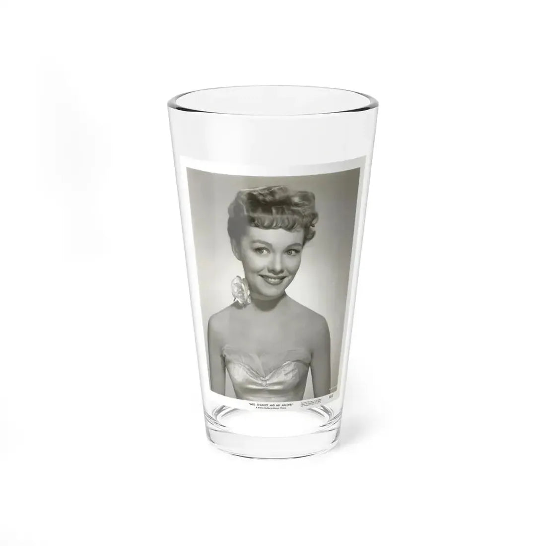 Phyllis Kirk #09 (Vintage Female Icon) Pint Glass 16oz 16oz - Go Mug Yourself