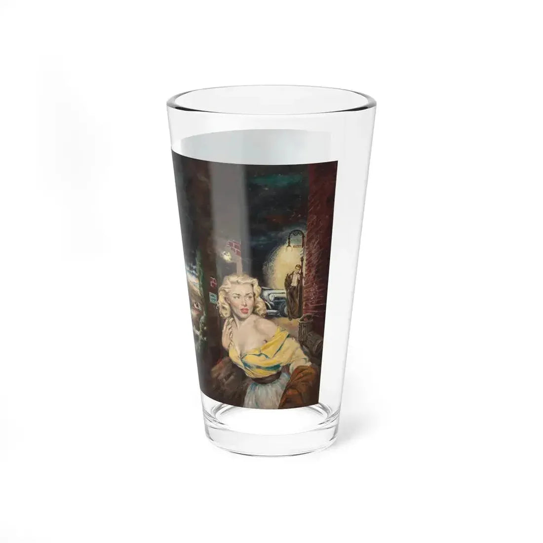 Pick-Up, paperback cover (Beacon, 1955) - Pint Glass 16oz - Go Mug Yourself
