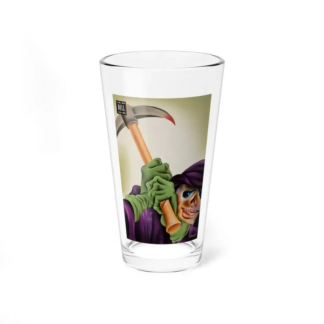 Pick Your Victim, Dell paperback cover, 1949 - Pint Glass 16oz 16oz - Go Mug Yourself