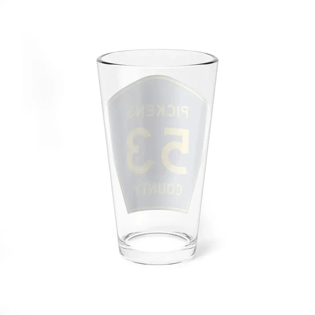 Pickens County Route 53 AL (Alabama) (Road Sign) Pint Glss 16oz - Go Mug Yourself