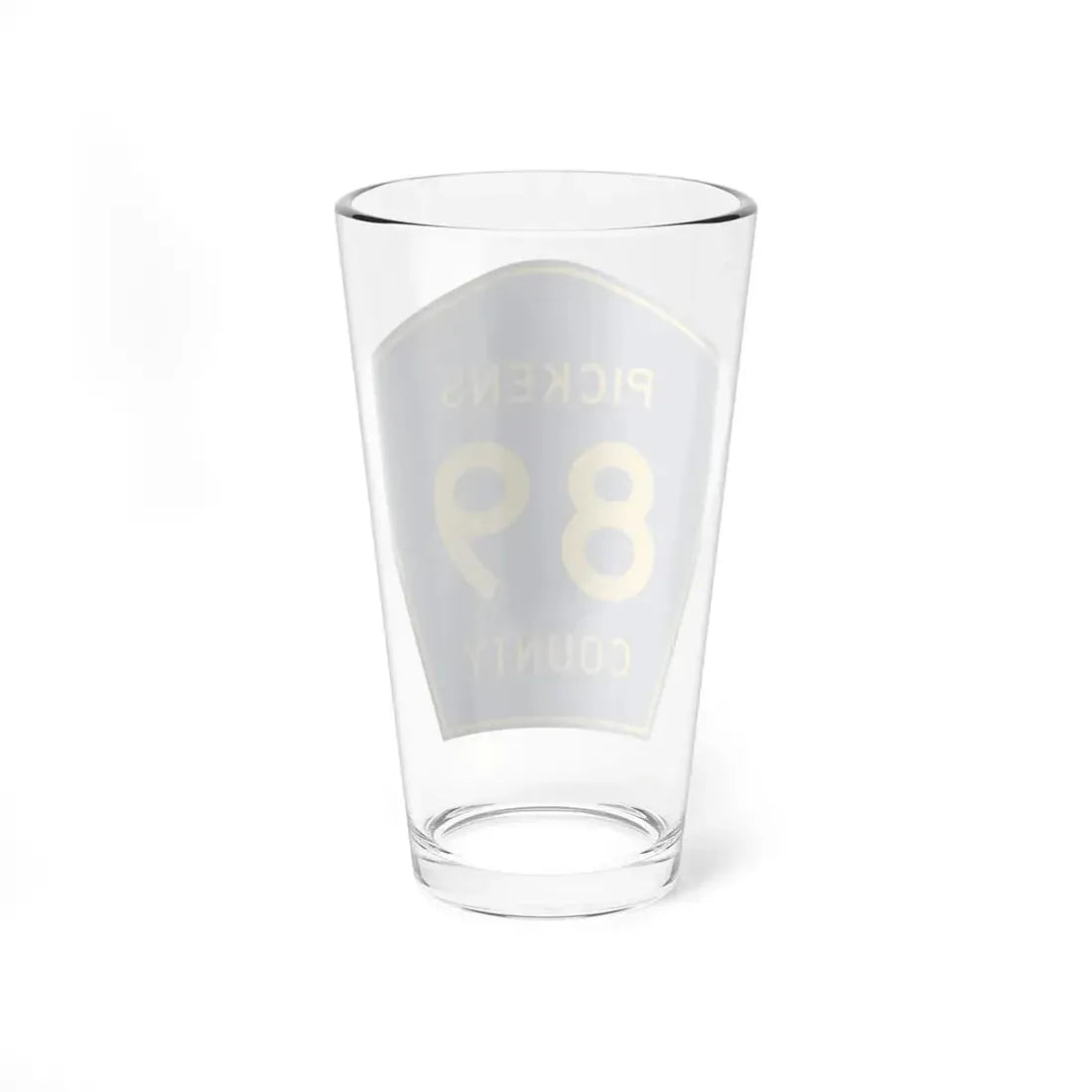 Pickens County Route 89 AL (Alabama) (Road Sign) Pint Glss 16oz - Go Mug Yourself