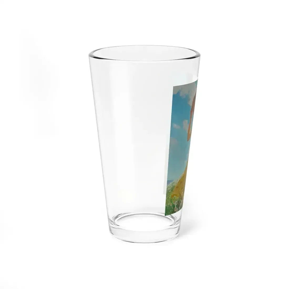Picking Flowers (Magazine Illustration) Pint Glass 16oz - Go Mug Yourself