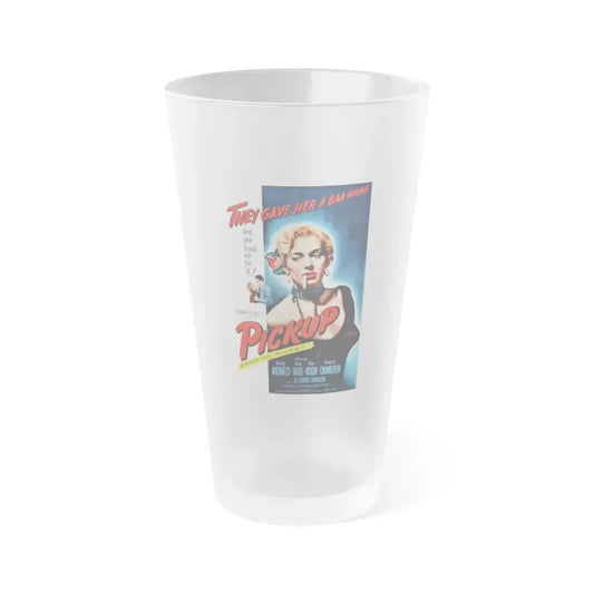 PICKUP 1951 Movie Poster - Frosted Pint Glass 16oz 16oz Frosted - Go Mug Yourself