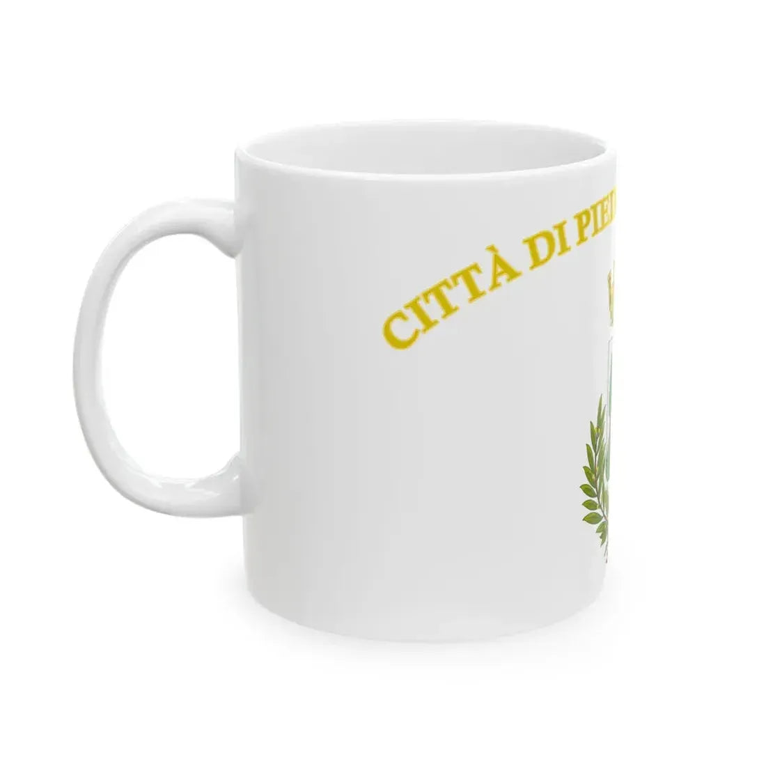 Piedimonte Matese-Bandiera (Italy) White Coffee Mug - Go Mug Yourself